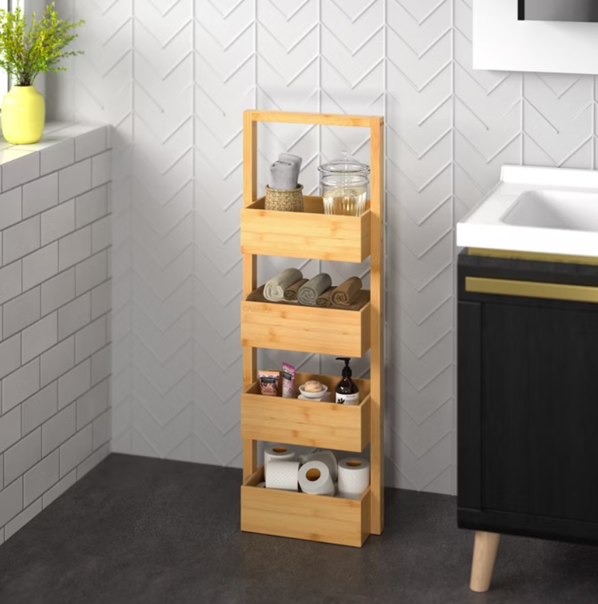 Badkamerrek\u0020Bamboe\u002088x16x28cm