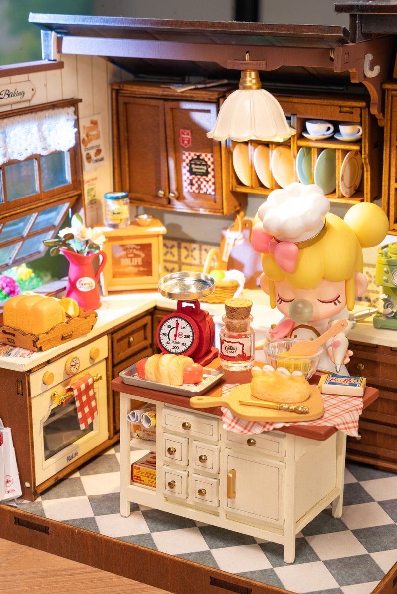 Robotime\u0020Baking\u0020Kitchen\u0020Miniatuur\u0020Bouwpakket\u0020Modelbouw Robotime\u0020Baking\u0020Kitchen\u0020Miniatuur\u0020Bouwpakket\u0020Modelbouw