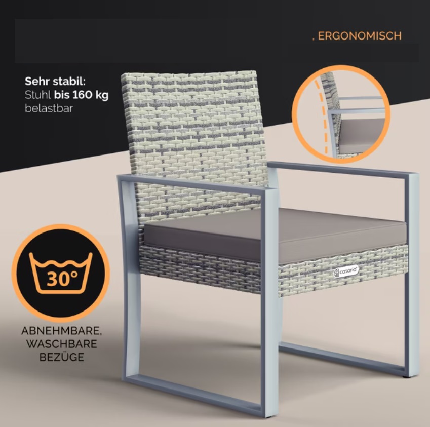 Polyrotan\u0020Balkonset\u0020Tuinset\u00203\u002Ddelig\u0020Grijs\u0020 Polyrotan\u0020Balkonset\u0020Tuinset\u00203\u002Ddelig\u0020Grijs\u0020