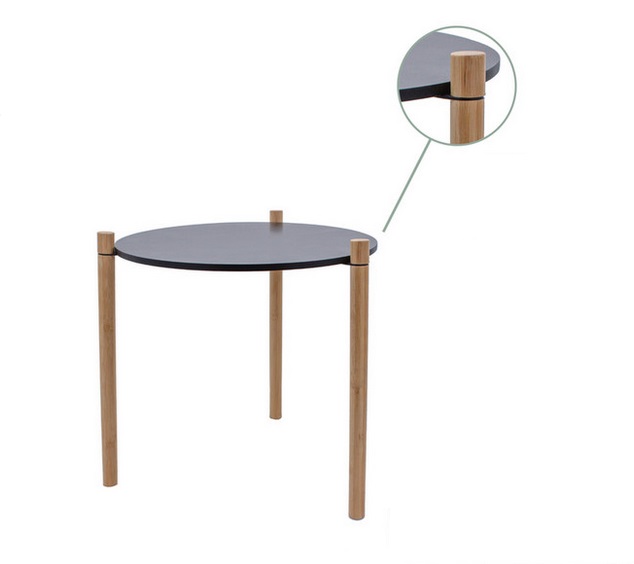 Bijzettafel\u0020rond\u0020MDF\u0020met\u0020bamboe\u0020poten\u0020zwart\u0020rond\u002040\u0020cm\u0020geen\u0020schade Bijzettafel\u0020rond\u0020MDF\u0020met\u0020bamboe\u0020poten\u0020zwart\u0020rond\u002040\u0020cm\u0020geen\u0020schade