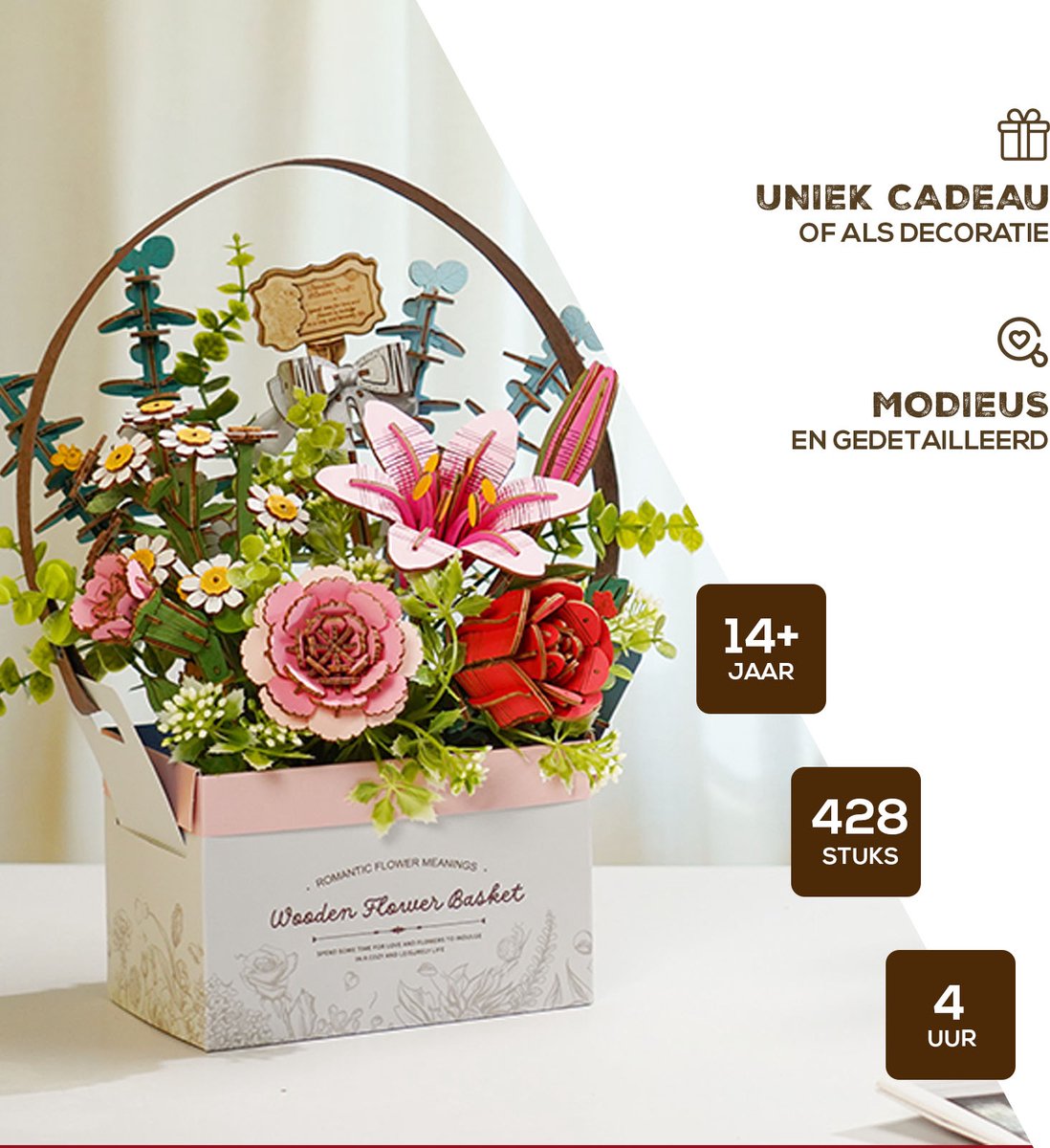 Robotime\u0020Houten\u0020Bloemenmand\u0020Bloemen\u0020Bouwpakket\u0020Knutselen\u0020Cadeau\u0020Hobby\u0020Modelbouw Robotime\u0020Houten\u0020Bloemenmand\u0020Bloemen\u0020Bouwpakket\u0020Knutselen\u0020Cadeau\u0020Hobby\u0020Modelbouw