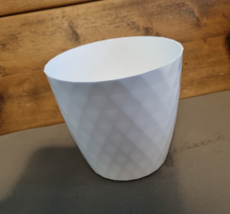 Bloempot\u0020VEGAS\u0020rond\u002014\u0020cm\u0020Wit\u0020set\u0020van\u00202\u0020stuks