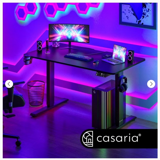 Zit\u0020sta\u0020Bureau\u0020In\u0020hoogte\u0020verstelbaar\u0020zwart\u0020140x60x73\u002D118cm