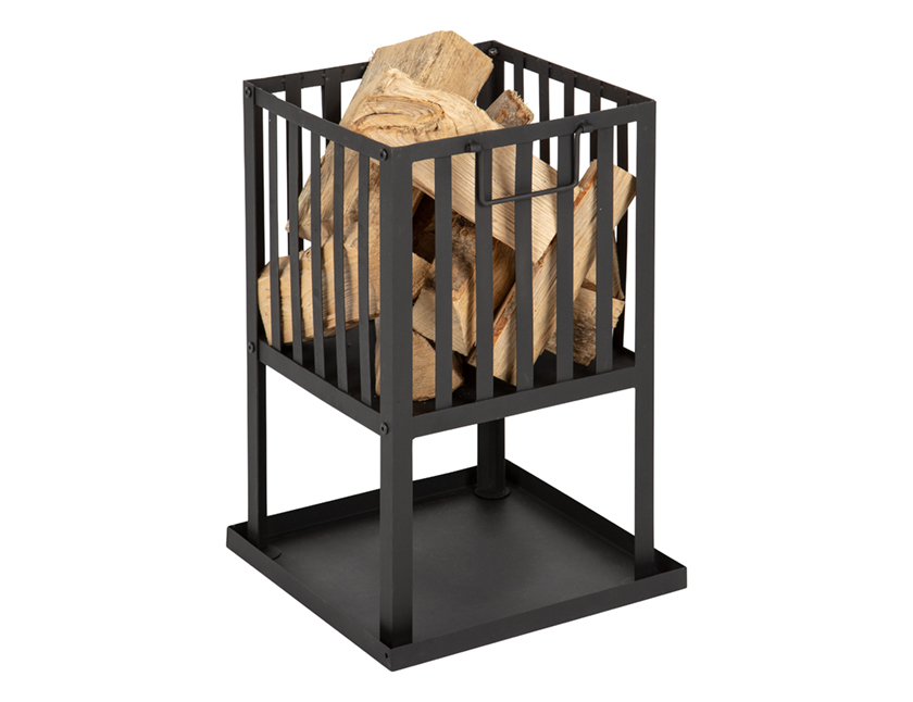 Stalen\u0020Vuurkorf\u0020vierkant\u002032\u0020x\u002032\u0020cm