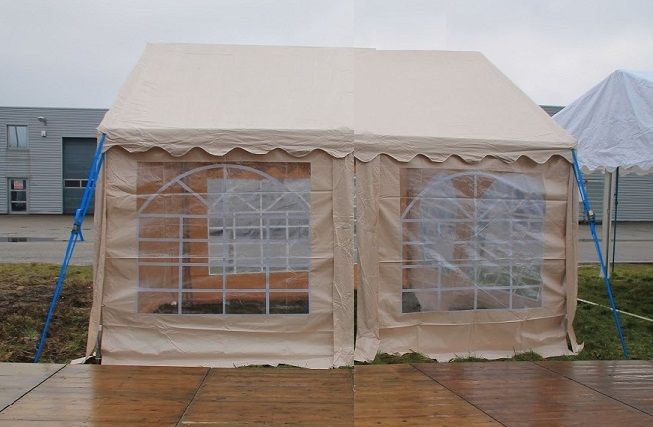 Classic\u0020Plus\u0020Partytent\u0020PVC\u00203x4x2\u0020mtr\u0020in\u0020Beige