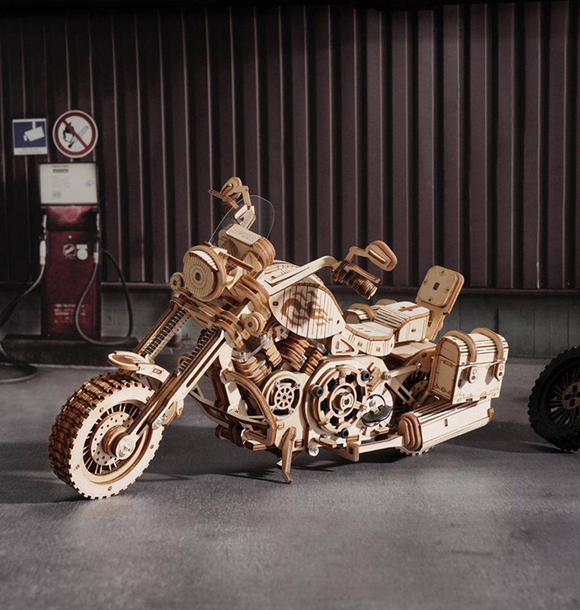 Robotime\u0020Cruiser\u0020Motorcycle\u0020DIY\u0020Miniatuur\u0020Knutselen