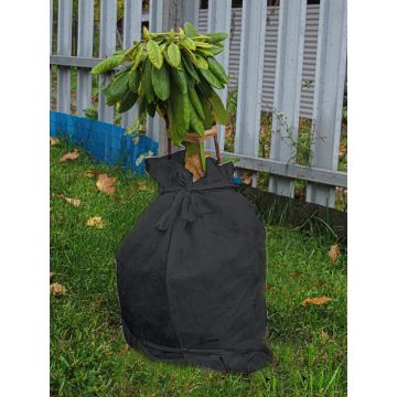 Livinja Plantenhoes tegen vorst - Beschermhoes winter boom/plant - Ø 70cm - Antraciet - Planthoes - Maat M