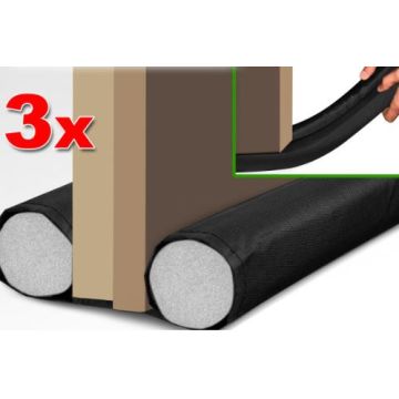 Deuren tochtstoppers tot 95cm lengte ( set van 3 stuks)