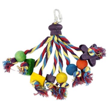 HAPPY PET SPEELGOED PAPEGAAI CARNIVAL ASSORTI 22X11X11 CM