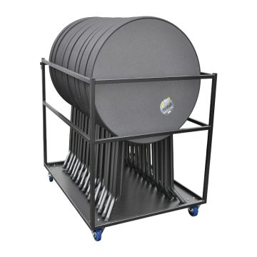 Set 15x Statafels Amsterdam Antraciet + Transportkar