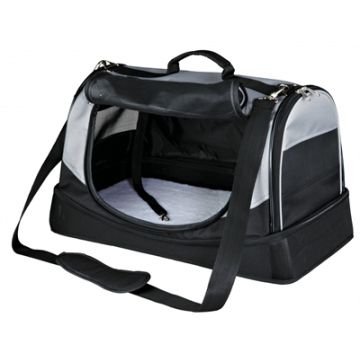 TRIXIE HONDENTAS HOLLY ZWART / GRIJS 50X30X30 CM