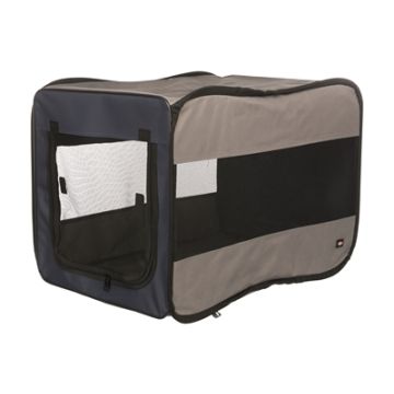 TRIXIE REISMAND TWISTER OPVOUWBAAR DONKERBLAUW / LICHTBLAUW 45X45X64 CM