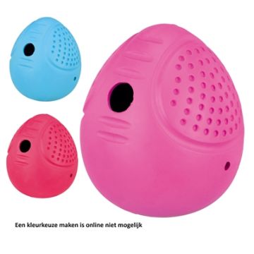 TRIXIE SNACK TUIMEL-EI NATUURRUBBER ASSORTI 10 CM 3 ST