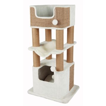 TRIXIE KRABPAAL LUCANO WIT/TAUPE 58X48X110 CM