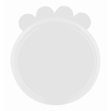 TRIXIE DEKSEL VOOR BLIK SILICONEN TRANSPARANT 7,6 CM 4X2 ST