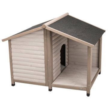 TRIXIE NATURA HONDENHOK LODGE GRIJS 130X105X100 CM