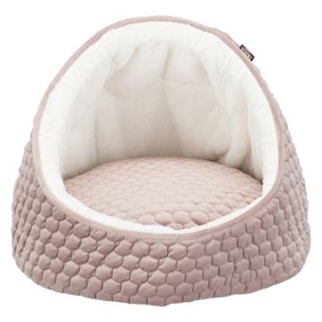 TRIXIE KATTENMAND IGLO LIVIA ROZE / CREME 45X45X33 CM