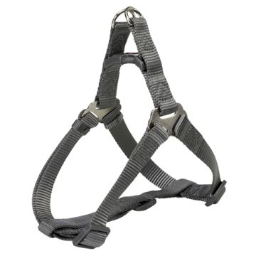 TRIXIE HONDENTUIG PREMIUM ONE TOUCH GRIJS 65-80X2,5 CM