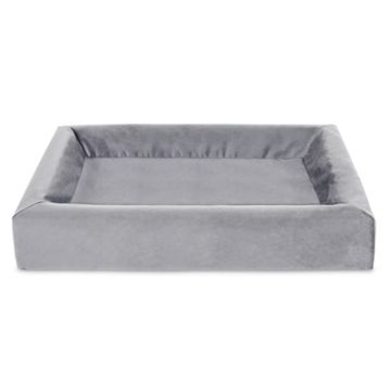 BIA BED ROYAL FLUWEEL OVERTREK HONDENMAND GRIJS BIA-70 85X70X15 CM