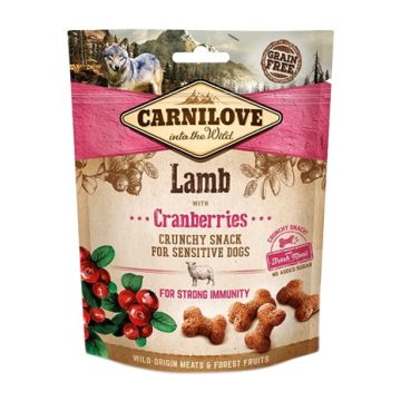 CARNILOVE CRUNCHY SNACK LAM / CRANBERRIES 200 GR