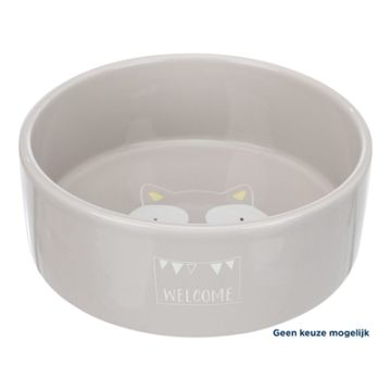 TRIXIE JUNIOR VOERBAK KERAMIEK ASSORTI 16 CM 800 ML