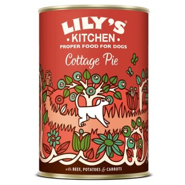 LILY'S KITCHEN DOG COTTAGE PIE 6X400 GR