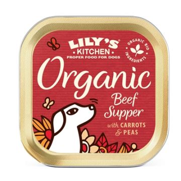 LILY'S KITCHEN DOG ORGANIC BEEF SUPPER 11X150 GR