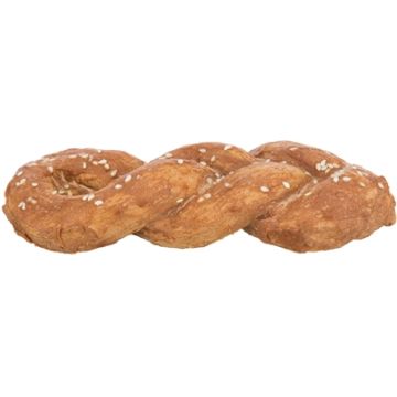 TRIXIE DENTA FUN CHICKEN BREAD GEVLOCHTEN 15 CM 75 GR 50 ST