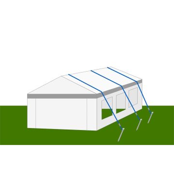Stormbandenset voor partytent – set van 3 , kies je maat