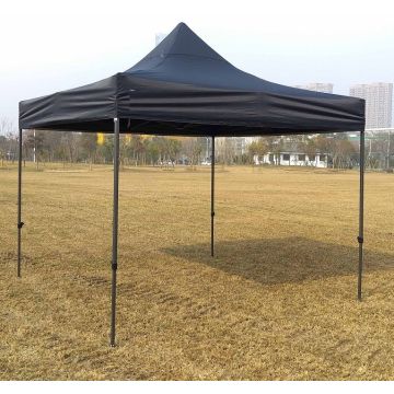 Partytent Easy Up 2,5 x 2,5 meter ALU frame zonder zijwanden in Zwart
