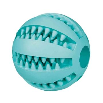 TRIXIE DENTA FUN BAL RUBBER MUNTSMAAK 6CM 3ST