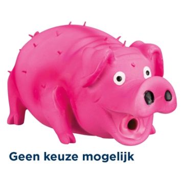 TRIXIE STEKELVARKEN MET DIERENSTEM LATEX ASSORTI 21CM 3ST