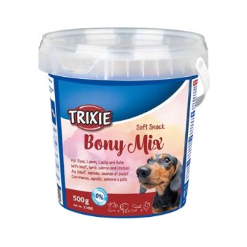 TRIXIE SOFT SNACK BONY MIX 500GR 4ST