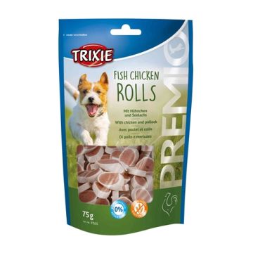 TRIXIE PREMIO FISH CHICKEN ROLLS 75GR 6 ST