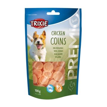 TRIXIE PREMIO CHICKEN COINS 100 GR 6ST