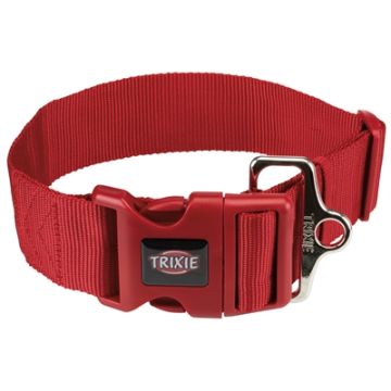 TRIXIE HALSBAND HOND PREMIUM ROOD 40-60X5 CM