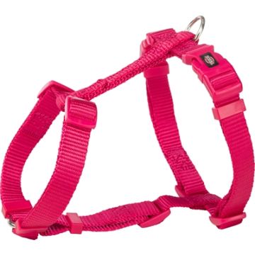TRIXIE HONDENTUIG PREMIUM H-TUIG FUCHSIA 60-87X2,5 CM