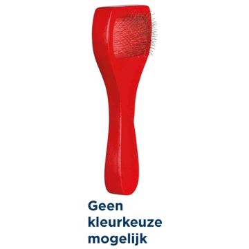 TRIXIE SLICKERBORSTEL HOUT / METALEN PINNEN ASSORTI 13X6 CM 3 ST