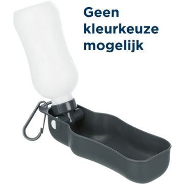 TRIXIE FLES MET WATERBAK KUNSTSTOF ASSORTI 250 ML 6 ST