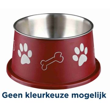 TRIXIE LANGOORBAK RVS / KUNSTSTOF ASSORTI 19X19 CM 900 ML 4 ST