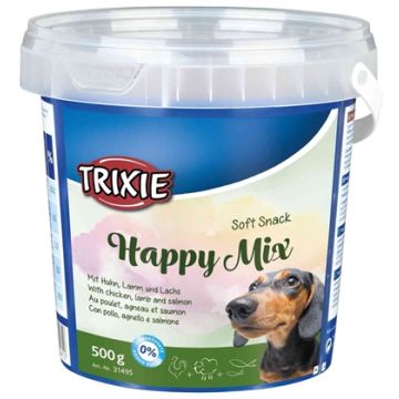 TRIXIE SOFT SNACK HAPPY MIX 500 GR 4 ST