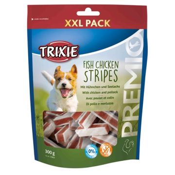 TRIXIE PREMIO FISH CHICKEN STRIPES XXL 6X300 GR