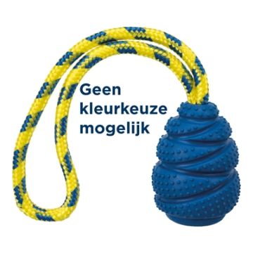 TRIXIE NATUURRUBBER JUMPER AAN KOORD DRIJVEND ASSORTI 25X7 CM 3 ST