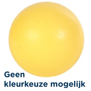 TRIXIE NATUURRUBBER BAL ZONDER GELUID ASSORTI 7 CM 3 ST