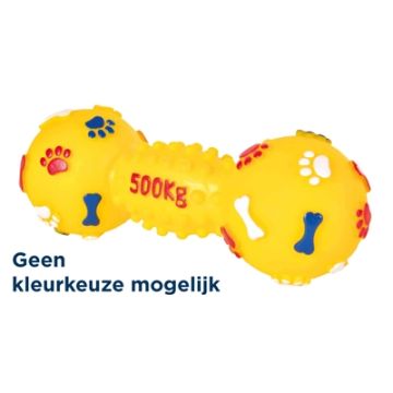 TRIXIE VINYL HALTER MET GELUID ASSORTI 19 CM 3 ST