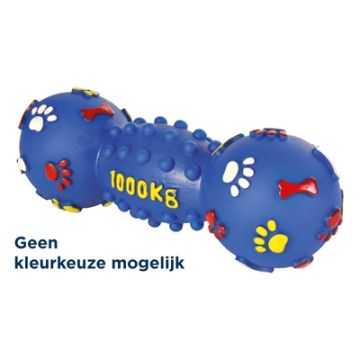 TRIXIE VINYL HALTER MET GELUID ASSORTI 25 CM 3 ST