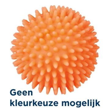 TRIXIE VINYL EGELBAL MET GELUID ASSORTI 7X7X7 CM 4 ST