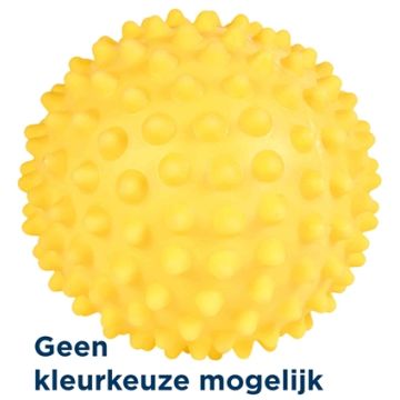 TRIXIE VINYL EGELBAL ZONDER GELUID ASSORTI 16X16X16 CM 2 ST