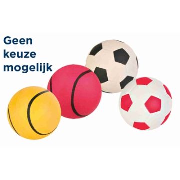 TRIXIE DRIJVENDE SCHUIMRUBBER BAL ASSORTI 7X7X7 CM 3 ST
