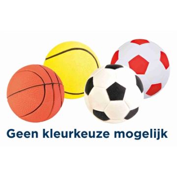 TRIXIE SCHUIMRUBBER BAL ASSORTI 6X6X6 CM 24 ST